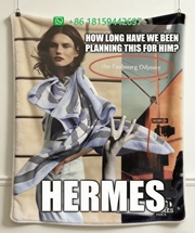 Hermes Throw Blankets